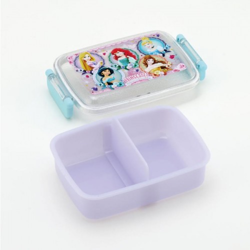Skater Antibacterial Airtight Lunchbox With Divider 450ml (Disney Princess) Skater Antibacterial Airtight Lunchbox With Divider 450ml (Disney Princess)