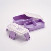 Skater Antibacterial 2 Tier Lunch Box 600mL (Kuromi Purple) Skater Antibacterial 2 Tier Lunch Box 600mL (Kuromi Purple)