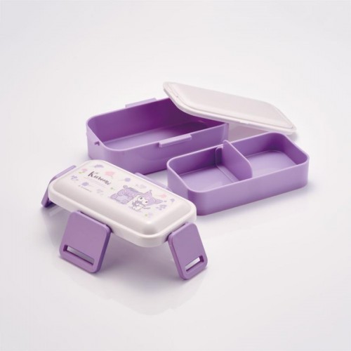 Skater Antibacterial 2 Tier Lunch Box 600mL (Kuromi Purple) Skater Antibacterial 2 Tier Lunch Box 600mL (Kuromi Purple)