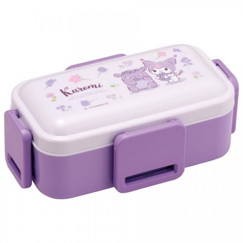 Skater Antibacterial 2 Tier Lunch Box 600mL (Kuromi Purple) Skater Antibacterial 2 Tier Lunch Box 600mL (Kuromi Purple)
