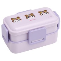Skater Antibacterial 2 Tier Lunch Box 600mL (Kuromi)