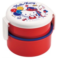 Skater Bento Box Lunch Box With Fork （ Hello Kitty）500ml