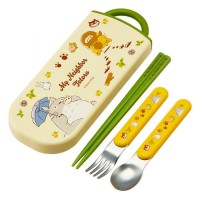Japan SKATER Antibacterial dishwasher-safe sliding trio set（ My Neighbor Totoro ）