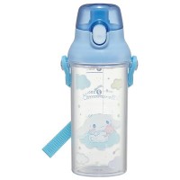 Skater Antibacterial Kid Water Bottle With Strap 480ml (Cinnamoroll)