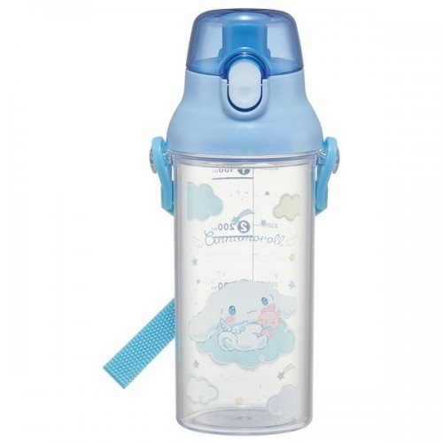 Skater Antibacterial Kid Water Bottle With Strap 480ml (Cinnamoroll)