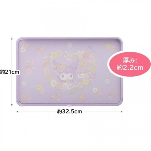 Skater Antibacterial Chopping Board with Side Guards (Kuromi）32.5*21cm