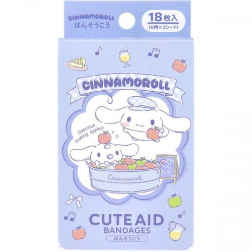 First Aid Band Aids Plasters 18pcs (Cinnamoroll)