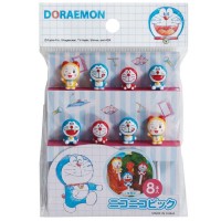 Japan Mama's Assist Lunch Box food Picks 8pcs（Doraemon）
