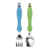 Edison Baby Stainless Steel Spoon and Fork with Case (thomas)