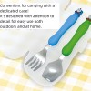 Edison Baby Stainless Steel Spoon and Fork with Case (thomas)