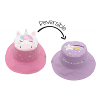 Flap Jack Kids Reversible Baby & Kids Sun Hat - Unicorn & Star 