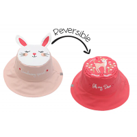 Flap Jack Kids Reversible Baby & Kids Sun Hat - Bunny & Deer