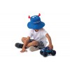 Flap Jack Kids Reversible Baby & Kids Sun Hat - Monster Car Flap Jack Kids Reversible Baby & Kids Sun Hat - Monster Car