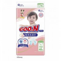 Japan Goo.N Plus Premium Sensitive Skin Nappies Large 48pcs (9-14kg)