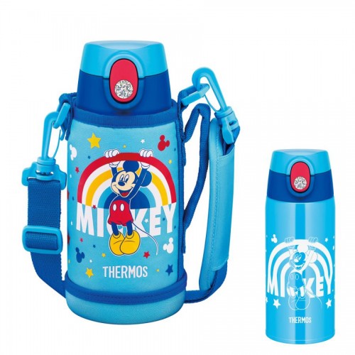 Thermos Vacuum Insulated 2-Way Bottle 600ml (Mickey Blue) Thermos Vacuum Insulated 2-Way Bottle 600ml (Mickey Blue)