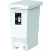 ASVEL Antibacterial Anti Odour Pedal Rubbish Bin 20L（white）
