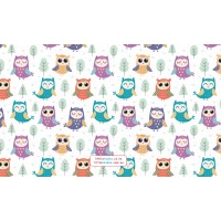 NZ little shades window shades SPF 60+ (Owls of Fun) 