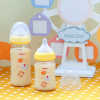 Pigeon SofTouch Peristaltic Plus Wide Neck Nursing Bottle PPSU 240ml (M Teat Yellow）