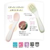 Richell Baby Spoon and Fork with Case 7month+ Richell Baby Spoon and Fork with Case 7month+