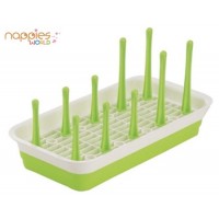 INOMATA Bottle Drying Rack (Green) INOMATA Bottle Drying Rack (Green)