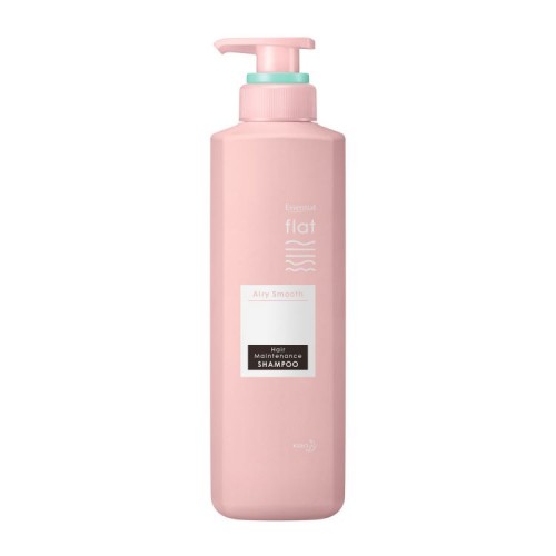 Kao Japan ESSENTIAL FLAT Airy Smooth Shampoo 500ml (Pink) Kao Japan ESSENTIAL FLAT Airy Smooth Shampoo 500ml (Pink)