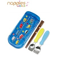 Edison Baby Tableware Box 3 Sets(Blue)