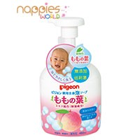 Pigeon peach water baby wash foam 450ml