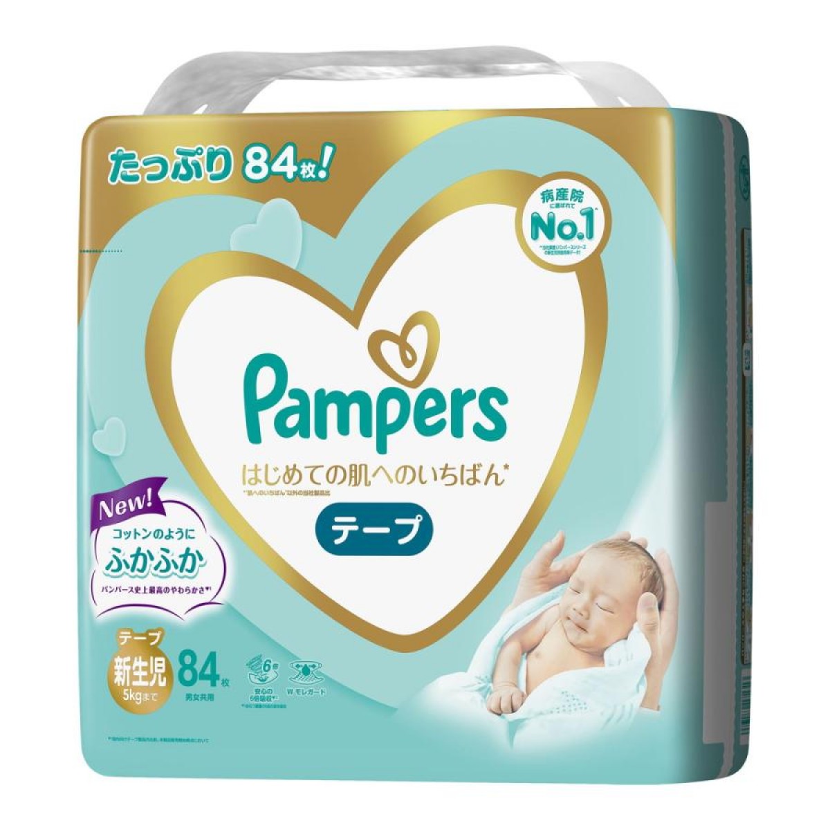 Pampers Premium Nappies NB 84pcs（05kg）
