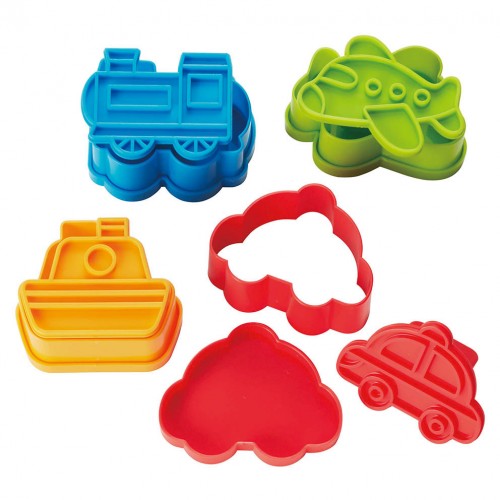 Japan  Plain Bread Punching Die Friend( Transportation / 4pcs) Japan  Plain Bread Punching Die Friend( Transportation / 4pcs)