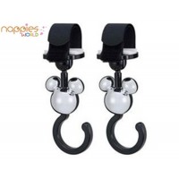 Napolex Stroller Hook (Set of 2) Silver