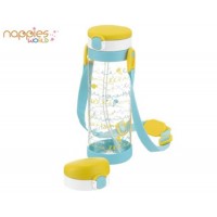 Richell PPSU 2 in 1 Drinking Bottle (Straw + Straight drink) 450ml (Yellow)